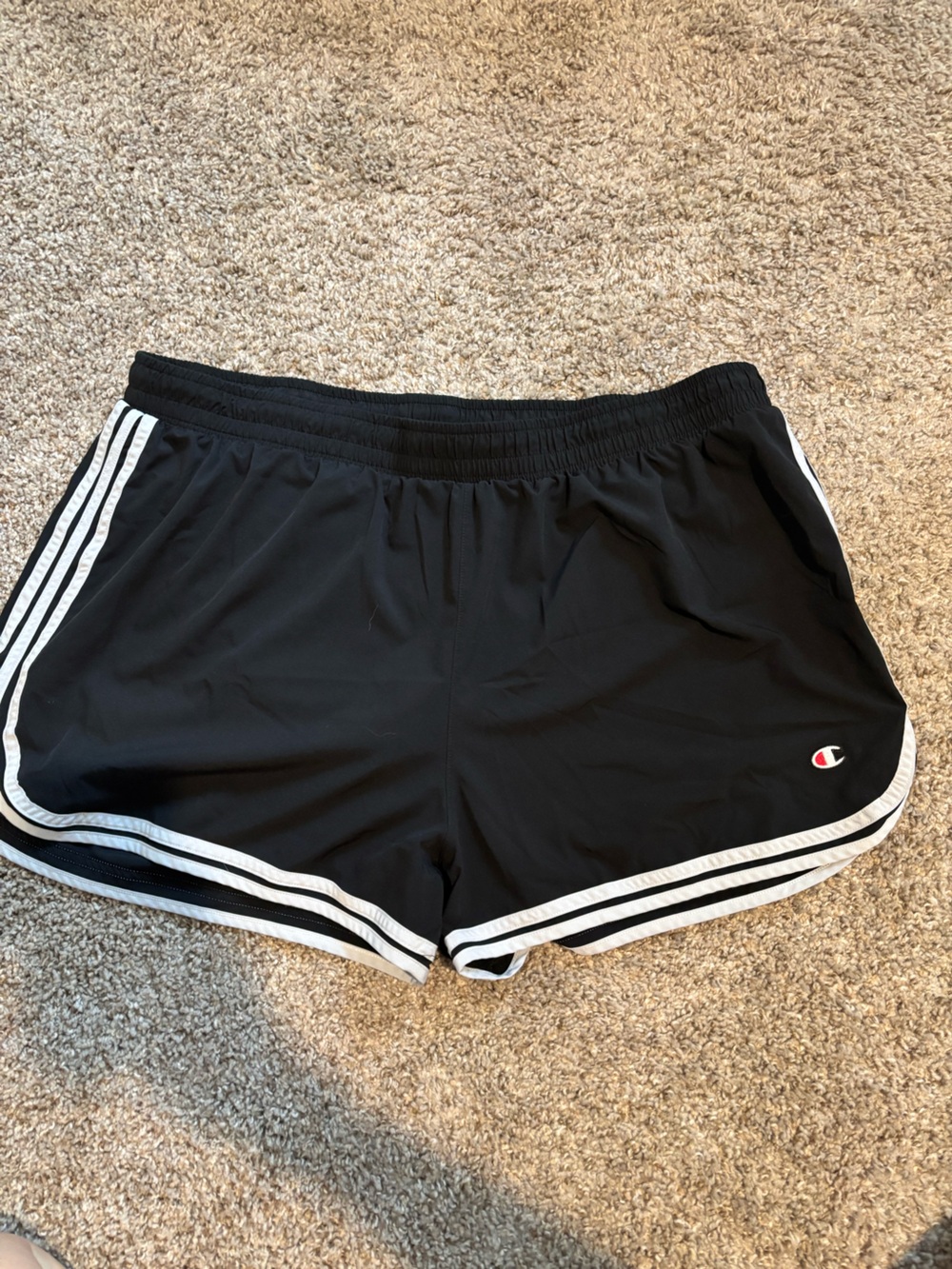 Champion Black T-Shirt with Small Logo Accent